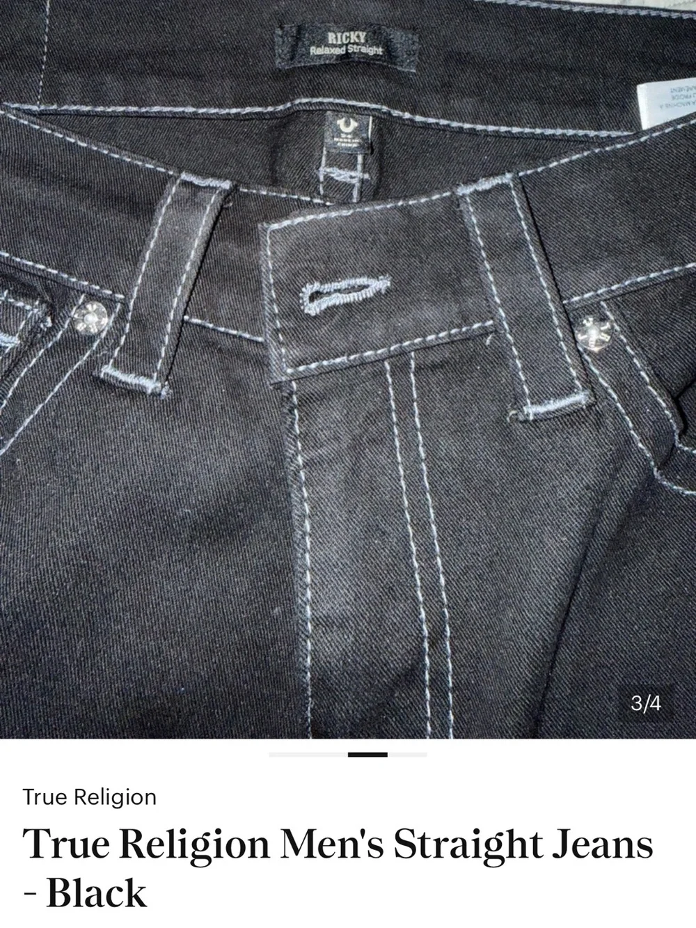 True Religion men straight